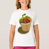 Pot Plant Meisjes T-shirt (Voorkant)
