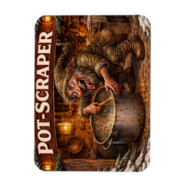Pot Scraper Icelandic Yule Lad  Magneet