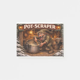 Pot Scraper Icelandic Yule Lad  Post-it® Notes
