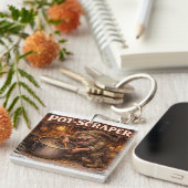 Pot Scraper Icelandic Yule Lad  Sleutelhanger (Voorkant Rechts)