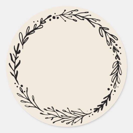 Pot / Spice Blank Sticker Label II (Voorkant)