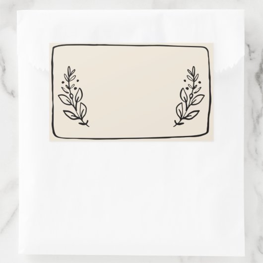 Pot / Spice Blank Sticker Label VII (Tas)