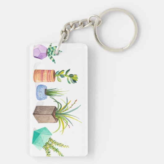 Pot Succulenten Sleutelhanger (achterkant)