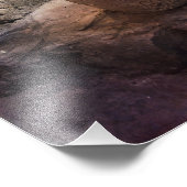 Pot Tulpen in een Grotto Foto Afdruk (Hoek)