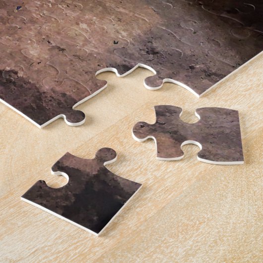 Pot Tulpen in een Grotto Legpuzzel (Zijkant)