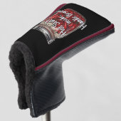 Pot van gedroogde paprika's golfheadcover (3/4 voorkant)