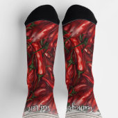 Pot van gedroogde paprika's sokken (Top)