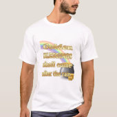 Pot van goud aan het einde van de regenboog t-shirt (Voorkant)