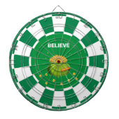 Pot van Goud en Tekst Dartbord (Voorkant)