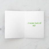 Pot van Gouden Klaver Grappige St Patricks Dag Kaa Aankondiging (Binnen)