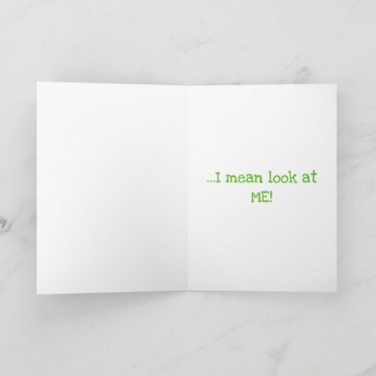 Pot van Gouden Klaver Grappige St Patricks Dag Kaa Aankondiging (Binnen)