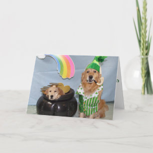 Pot van Gouden voor St. Patrick Dag Kaart