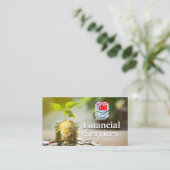 Pot Vol Geld | Financieel Logo Visitekaartje (Staand voorkant)