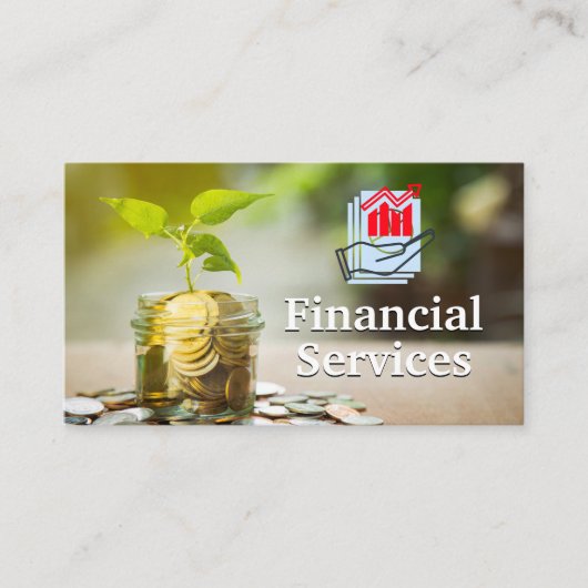 Pot Vol Geld | Financieel Logo Visitekaartje (Voorkant)