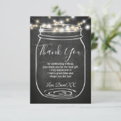 Pot, weckpot, volwassene, dank je kaart (Staand voorkant)