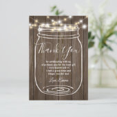 Pot, weckpot, volwassene, dank je kaart (Staand voorkant)
