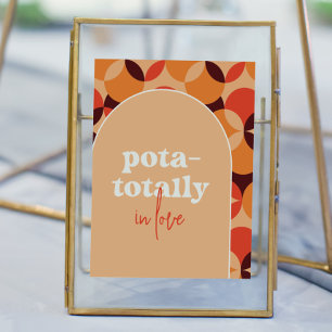 Pota-Helemaal In Liefde Trouwbord Poster