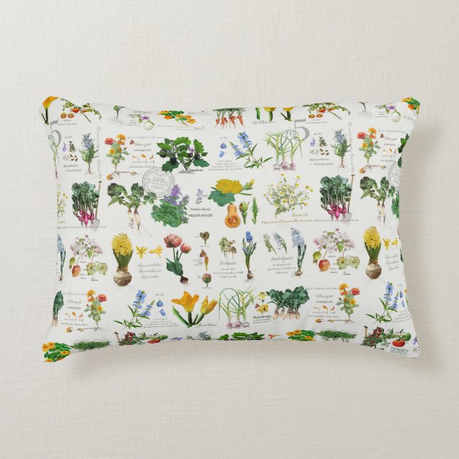 Potager Garden. Gardener's   blanket Accent Kussen (Voorkant)