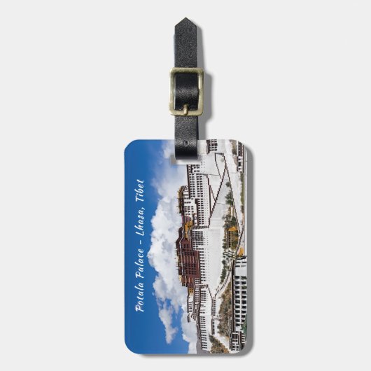 Potala palace in Lhasa - Tibet Bagagelabel (Voorkant verticaal)