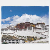 Potala palace in Lhasa - Tibet Fleece Deken (Voorkant (Horizontaal))