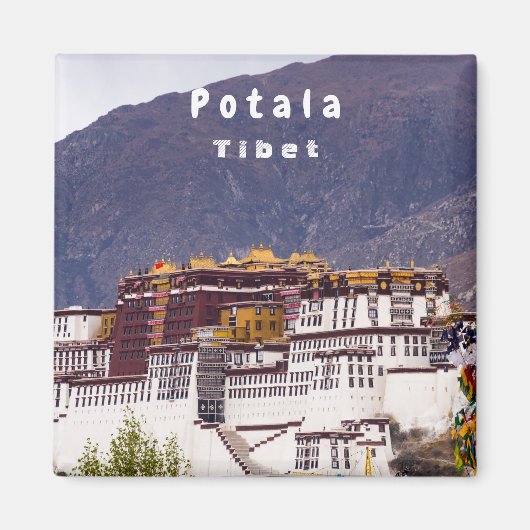 Potala palace in Lhasa - Tibet Magneet (Voorkant)
