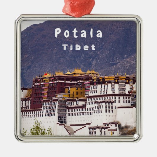 Potala palace in Lhasa - Tibet Metalen Ornament (Voorkant)
