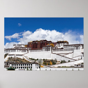 Potala palace in Lhasa - Tibet Poster