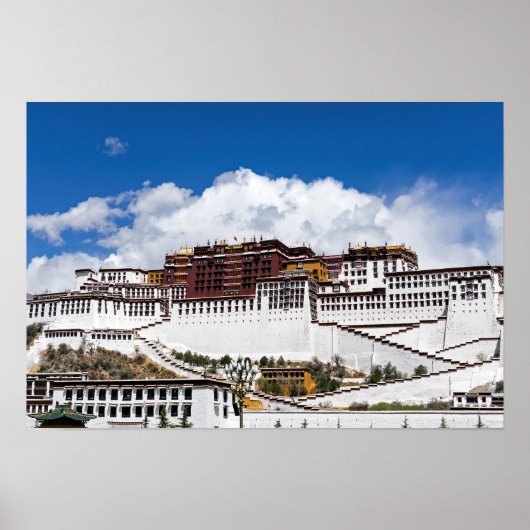 Potala palace in Lhasa - Tibet Poster (Voorkant)
