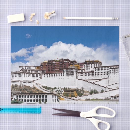 Potala palace in Lhasa - Tibet Tissuepapier (Craft)