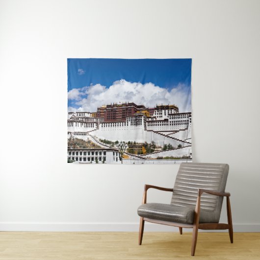 Potala palace in Lhasa - Tibet Wandkleed (In Situ (horizontaal))