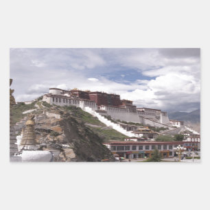 Potala palace in Tibet Rechthoekige Sticker