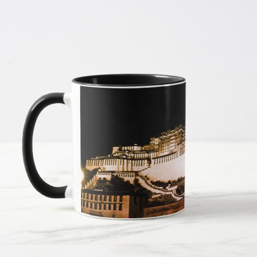 Potala Palace, Lhasa 's nachts, Tibet - Coffee/Tea Mok (Links)