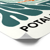 Potala Palace Lhasa Tibet abstracte reizen bloemen Poster (Hoek)