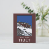 Potala Palace Lhasa Tibet Briefkaart (Staand voorkant)