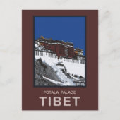 Potala Palace Lhasa Tibet Briefkaart (Voorkant)