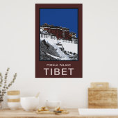 Potala Palace Lhasa Tibet Poster (Keuken)