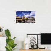 Potala-paleis binnen met torentjes thuis poster (Thuiskantoor)