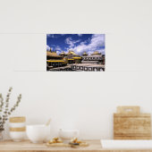 Potala-paleis binnen met torentjes thuis poster (Keuken)