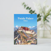 Potala-paleis China Briefkaart (Staand voorkant)
