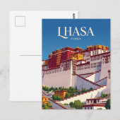 Potala-paleis China Briefkaart (Voorkant / Achterkant)