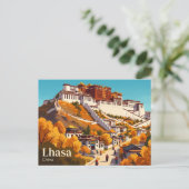 Potala-paleis China Briefkaart (Staand voorkant)