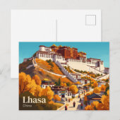 Potala-paleis China Briefkaart (Voorkant / Achterkant)
