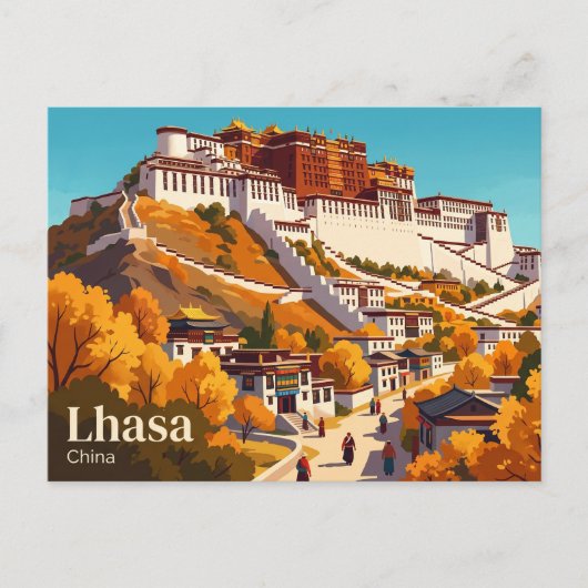 Potala-paleis China Briefkaart (Voorkant)