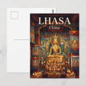 Potala-paleis China Briefkaart (Voorkant / Achterkant)