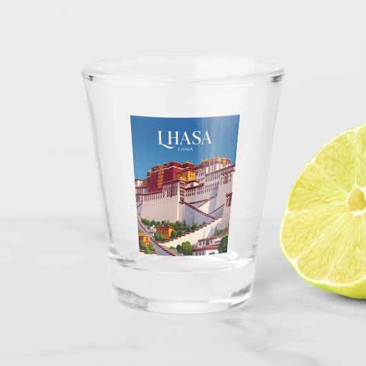 Potala-paleis China Shot Glas (Voorkant)