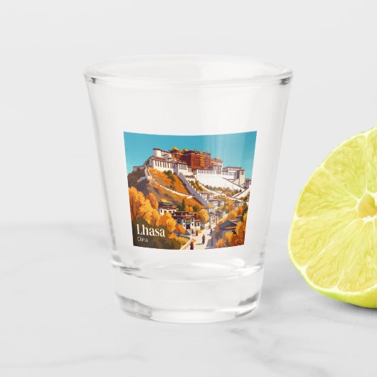 Potala-paleis China Shot Glas (Voorkant)