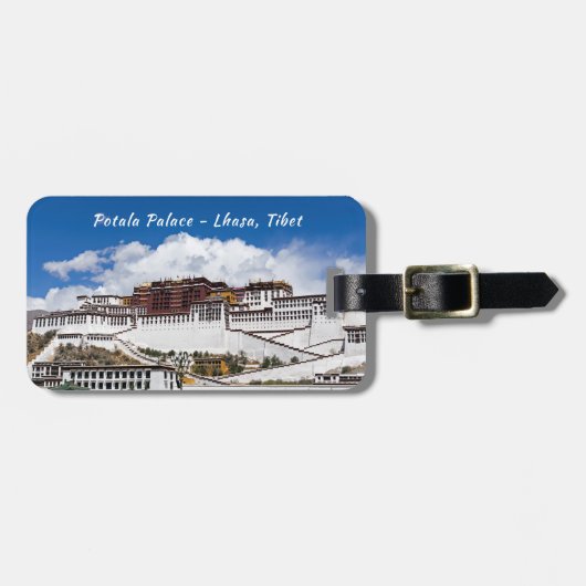 Potala-paleis in Lhasa - Tibet Bagagelabel (Voorkant horizontaal)