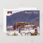 Potala-paleis in Lhasa - Tibet Briefkaart (Voorkant / Achterkant)