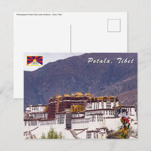 Potala-paleis in Lhasa - Tibet Briefkaart
