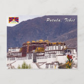 Potala-paleis in Lhasa - Tibet Briefkaart (Voorkant)